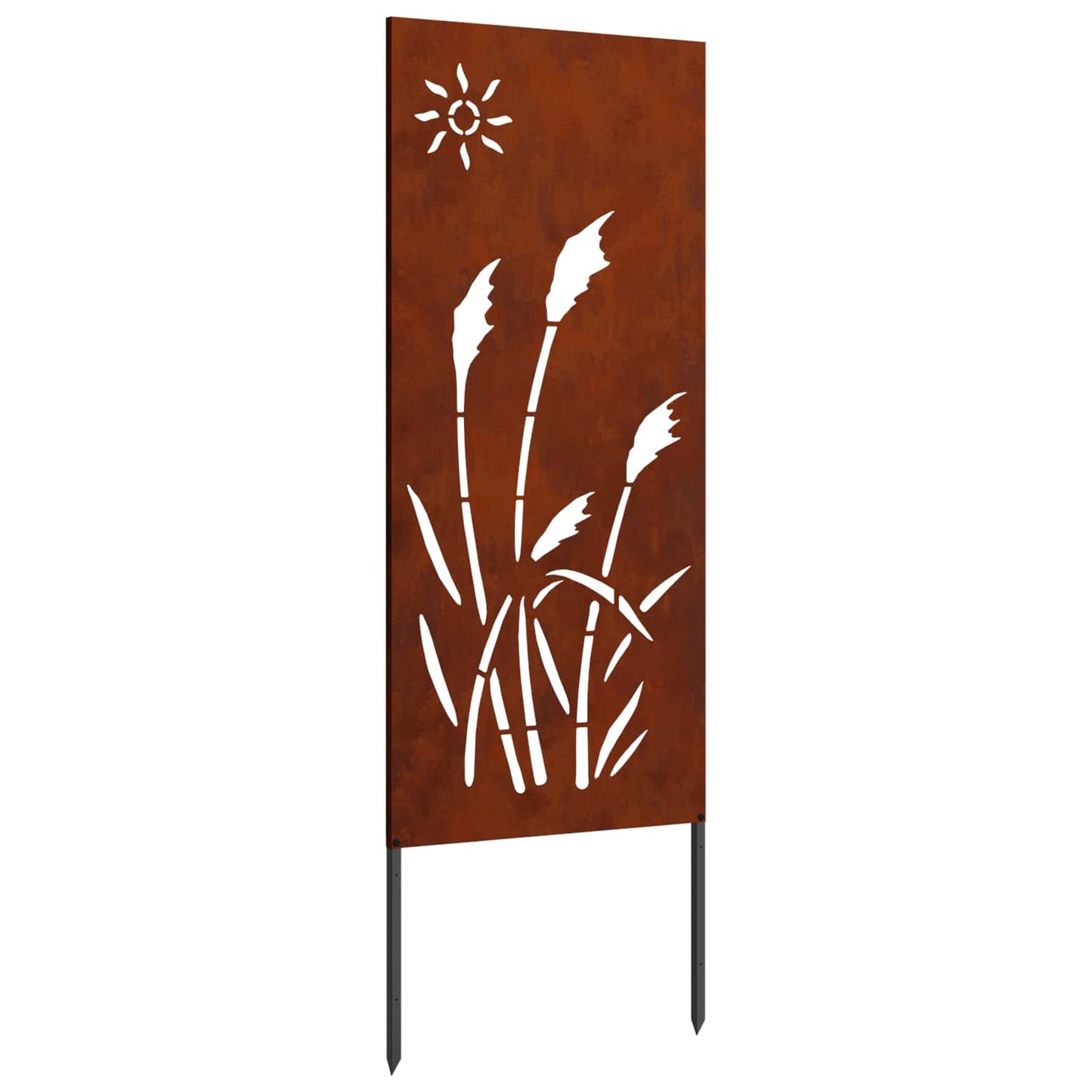 Vidaxl tuin privacy screen fretwerk roestig 50 x 140 cm cortenstaal