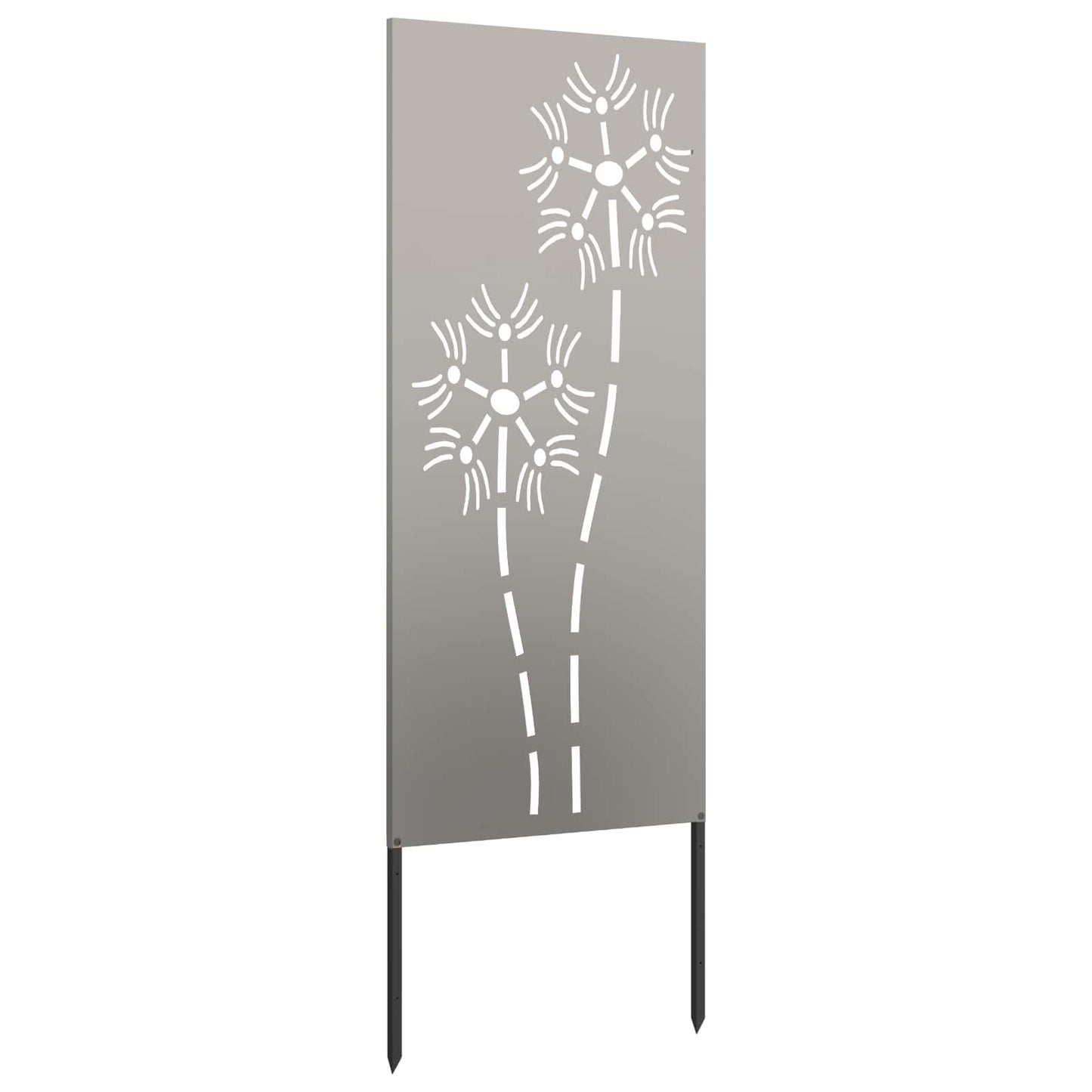 Vidaxxl paravento da giardino traforato arrugginito 50 x 140 cm in acciaio corten