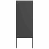 Vidaxl tuin privacy screen zwart 50 x 140 cm koudgewalst staal