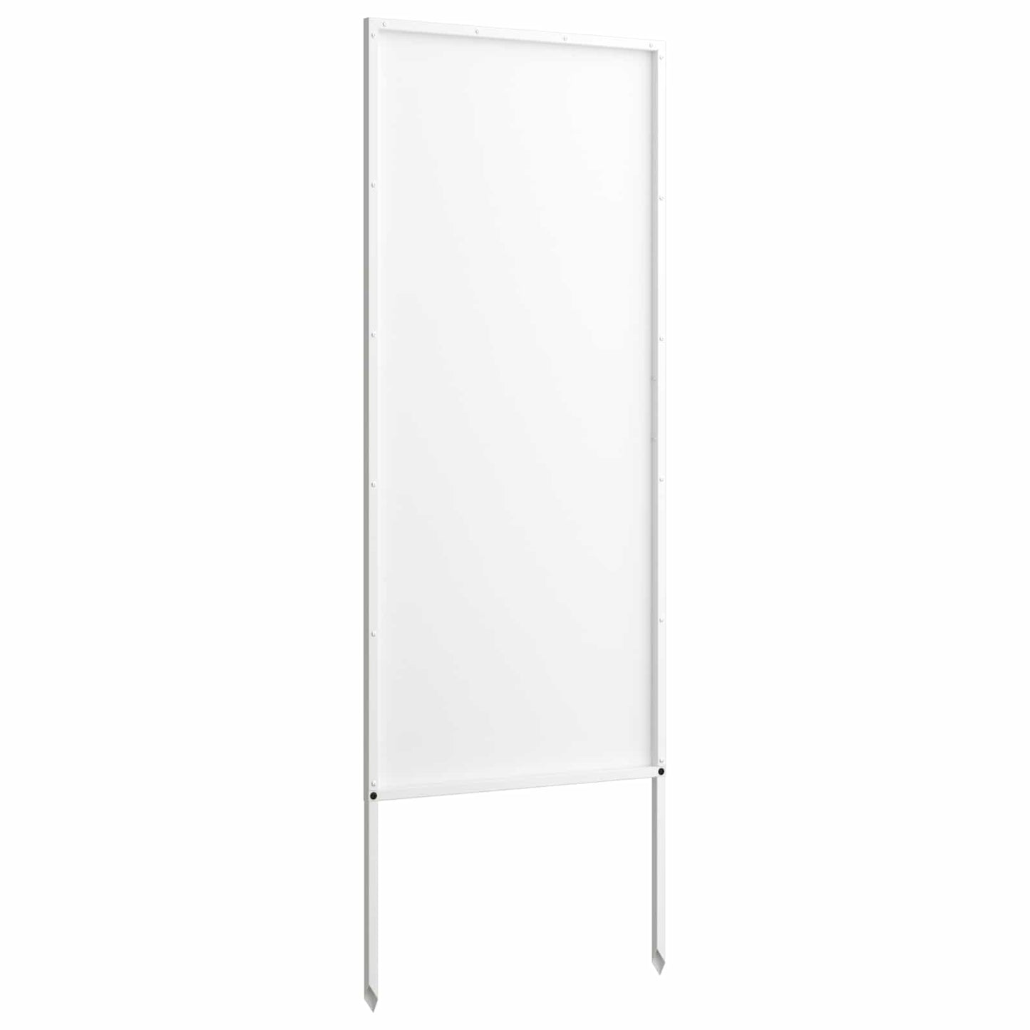 VidaXL protección visual para jardín calado blanco 50 x 140 cm acero laminado en frío
