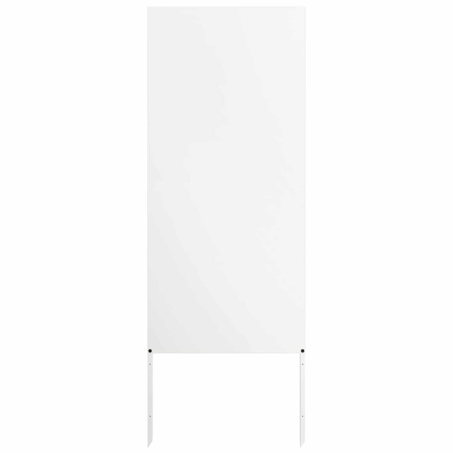 Vidaxl tuin privacy screen fretwerk wit 50 x 140 cm koudgewalst staal