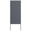 Vidaxl tuin privacy screen antraciet 50 x 140 cm koudgewalst staal