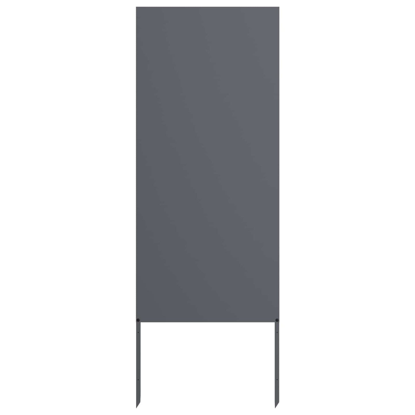 Vidaxl tuin privacy screen antraciet 50 x 140 cm koudgewalst staal