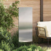 VidaXL protección visual para jardín calado plateado 50 x 140 cm acero inoxidable