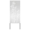 Vidaxl tuin privacy screen zilver 50 x 140 cm gegalvaniseerd staal