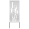 Vidaxl tuin privacy screen zilver 50 x 140 cm gegalvaniseerd staal