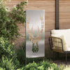 VidaXL protección visual para jardín plata 50 x 140 cm acero inoxidable