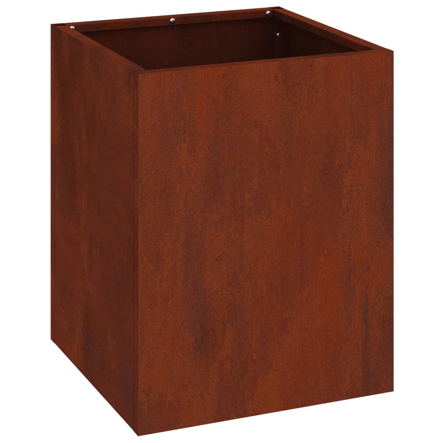 Vidaxl tuin bloempot cortenstaal 32 x 32 x 40 cm cortenstaal