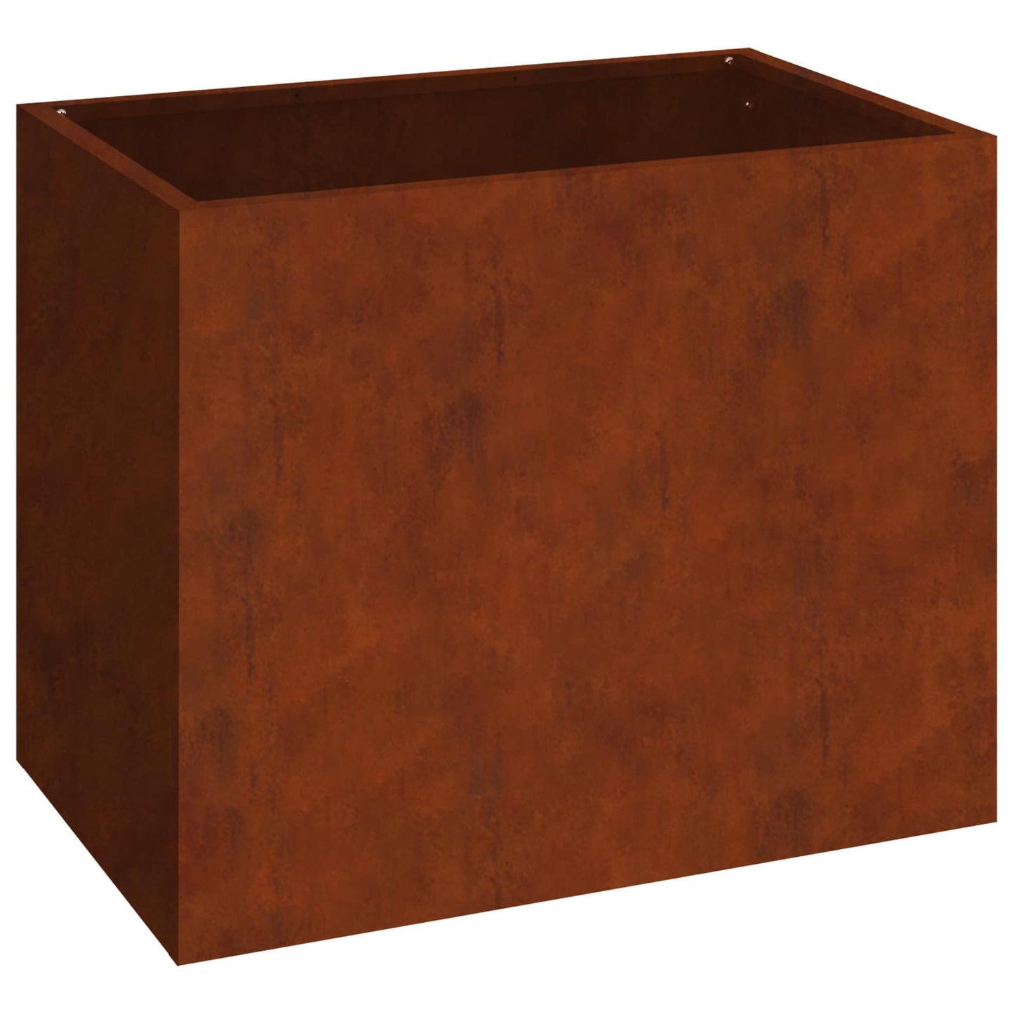 Vaso da fiori da giardino Vidaxl in acciaio corten 50 x 32 x 40 cm in acciaio corten