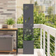 VidaXL paravento da giardino traforato antracite 50 x 32 x 150 cm