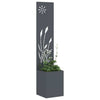 VidaXL paravento da giardino traforato antracite 50 x 32 x 150 cm