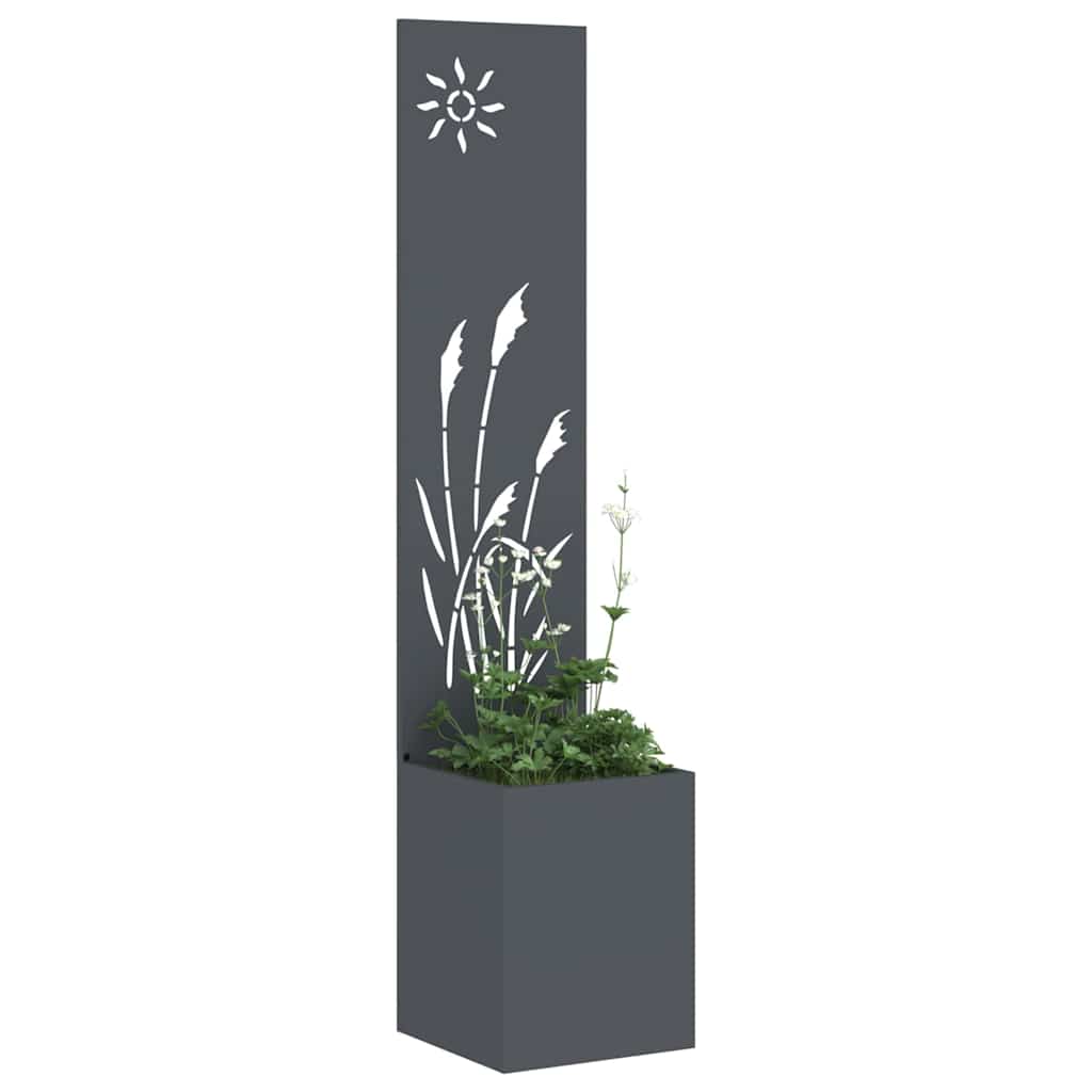 VidaXL paravento da giardino traforato antracite 50 x 32 x 150 cm