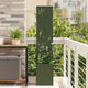 Vidaxl tuin privacy screen olijfgroen 32 x 140 cm koudgewalst staal
