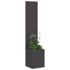 Vidaxl tuin privacy screen zwart 32 x 32 x 150 cm koudgewalst staal