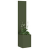 Vidaxl tuin privacy screen olijfgroen 32 x 140 cm koudgewalst staal