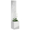 Vidaxl tuin privacy screen zilver 32 x 140 cm gegalvaniseerd staal