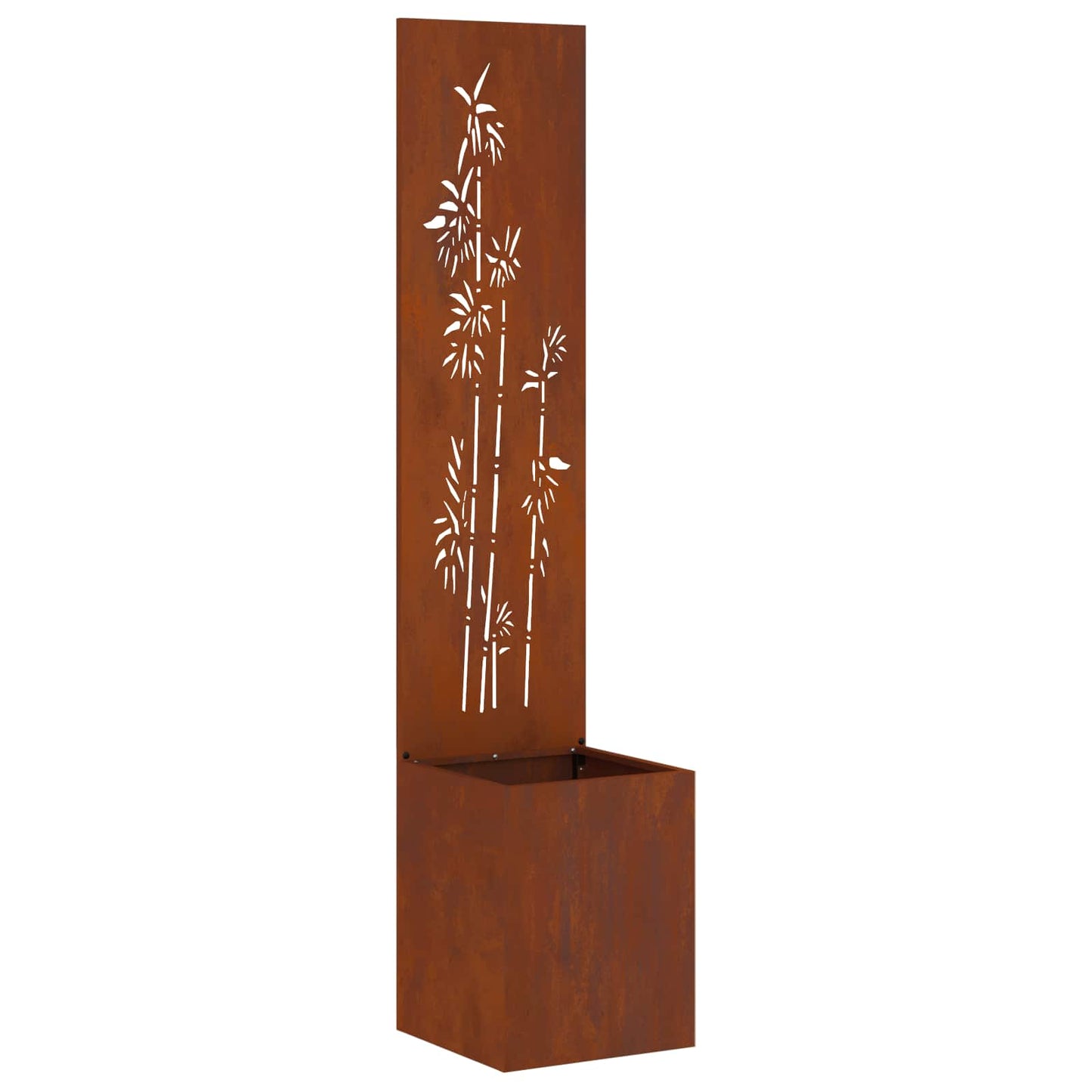 Vidaxl tuin privacy screen roestig 32 x 32 x 150 cm cortenstaal