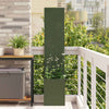 Vidaxl tuin privacy screen olijfgroen 32 x 140 cm koudgewalst staal