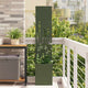 Vidaxl tuin privacy screen olijfgroen 32 x 140 cm koudgewalst staal