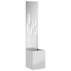 Vidaxl tuin privacy screen zilver 32 x 140 cm gegalvaniseerd staal