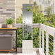 Vidaxl tuin privacy screen zilver 32 x 140 cm gegalvaniseerd staal