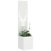 Vidaxl tuin privacy screen wit 32 x 32 x 150 cm koudgewalst staal