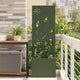 Vidaxl tuin privacy screen olijfgroen 50 x 140 cm koudgewalst staal