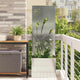Vidaxl tuin privacy screen zilver 50 x 140 cm gegalvaniseerd staal