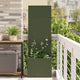 Vidaxl tuin privacy screen olijfgroen 50 x 140 cm koudgewalst staal