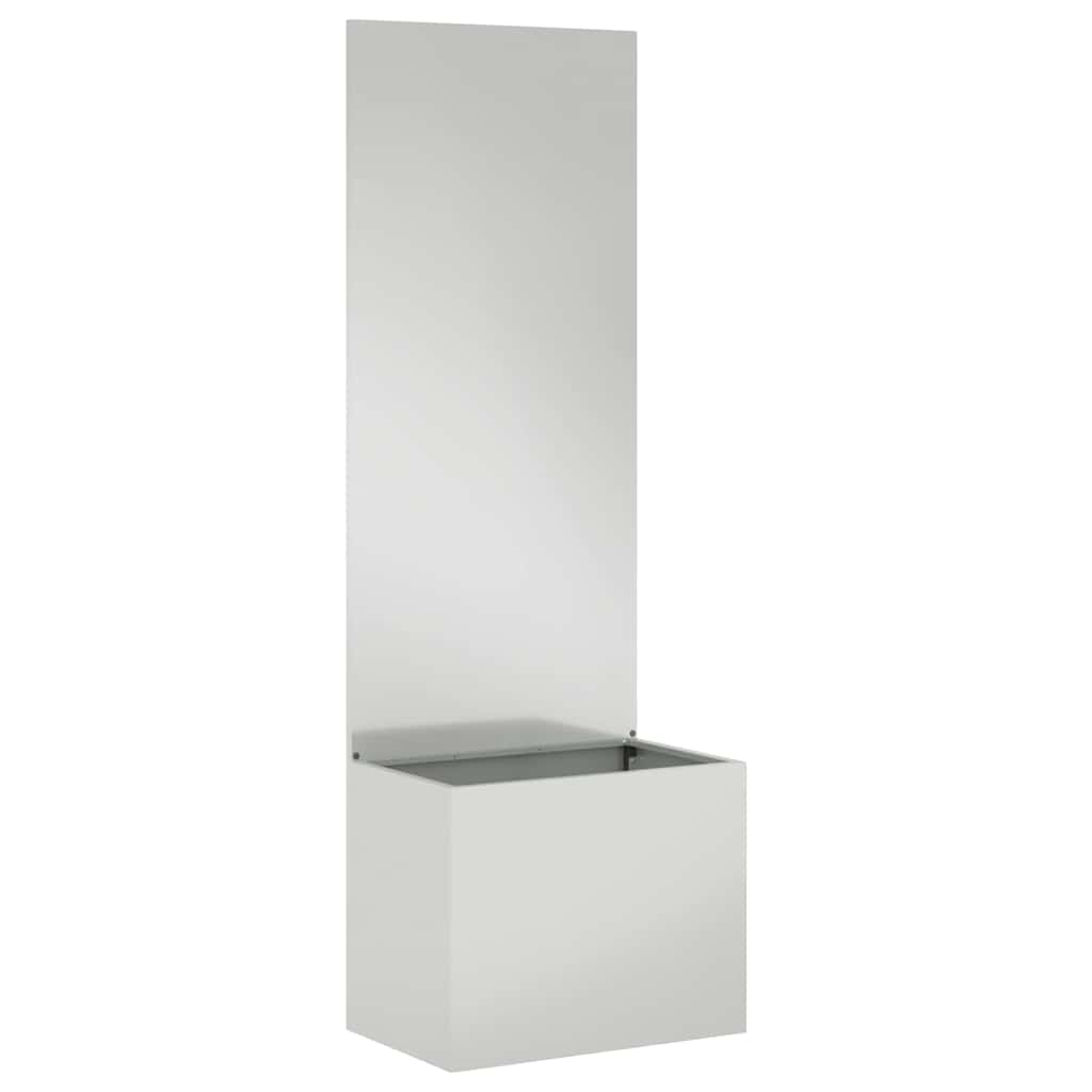 VidaXL paravento da giardino traforato argento 50 x 32 x 150 cm