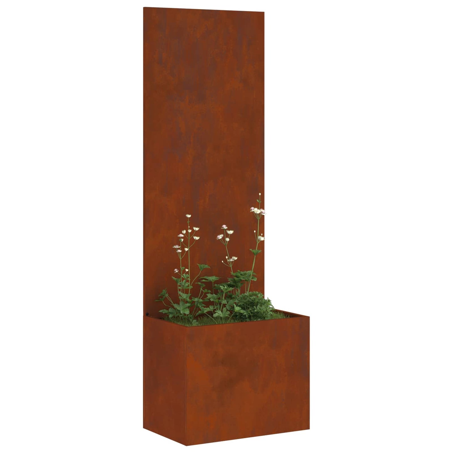 Vidaxl tuin privacy screen roestig 50 x 32 x 150 cm cortenstaal