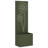 Vidaxl tuin privacy screen olijfgroen 50 x 140 cm koudgewalst staal