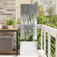 Vidaxl tuin privacy screen zilver 50 x 140 cm gegalvaniseerd staal