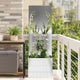 Vidaxl tuin privacy screen zilver 50 x 140 cm gegalvaniseerd staal
