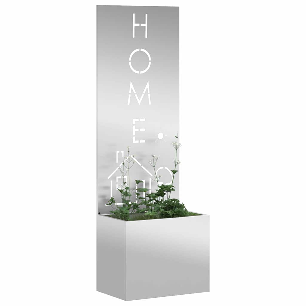 Vidaxl tuin privacy screen zilver 50 x 140 cm gegalvaniseerd staal