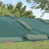 Vidaxl siloafdekking groen 8 x 5 m hdpe
