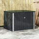 Vidaxl tuinopslagdoos zwart 151,5 x 107 x 100 cm staal