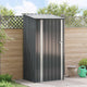 Vidaxl tuinhuisjes antraciet 103 x 86 x 200 cm metaal