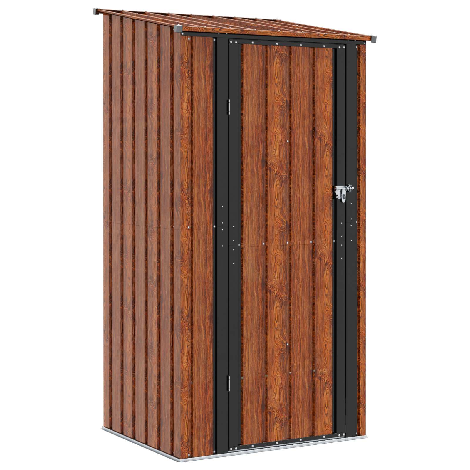 Vidaxl tuinhuisjes bruin 103 x 86 x 200 cm metaal