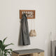 Vidaxl hanger bruin 50 x 11 x 25 cm massief mahoniehout