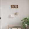 Lampadario Vidaxx marrone 50 x 11 x 25 cm in legno massello di mogano