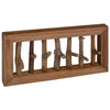 Vidaxx colgante marrón 50 x 11 x 25 cm madera maciza de caoba
