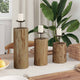 Vidaxx portavelas 3 piezas madera de teca maciza natural