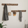 Vidaxl hanger bruin 50 x 8 x 12 cm massief gerecycled hout