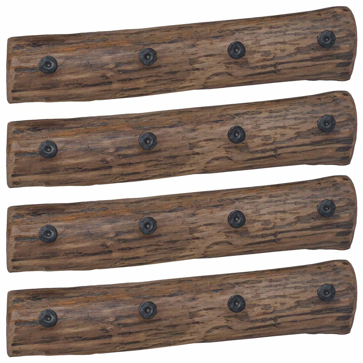 Vidaxl hanger bruin 50 x 8 x 12 cm massief gerecycled hout