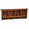 Vidaxx colgante marrón 70 x 11 x 27 cm madera maciza de caoba