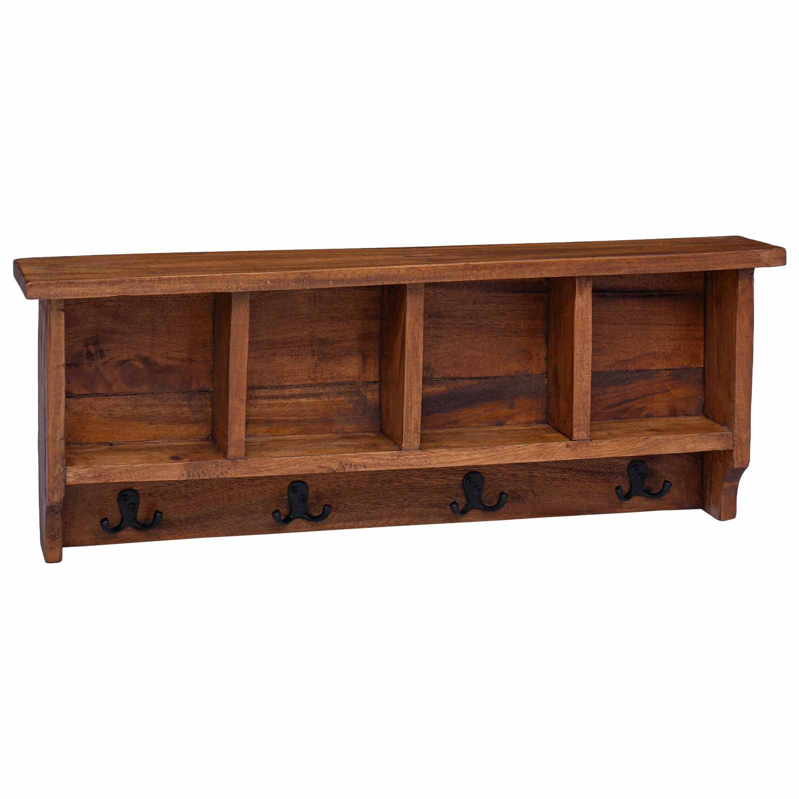 Vidaxx colgante marrón 70 x 11 x 27 cm madera maciza de caoba