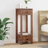 Vidaxx soporte para plantas con cajón marrón 30 x 30 x 80 cm caoba