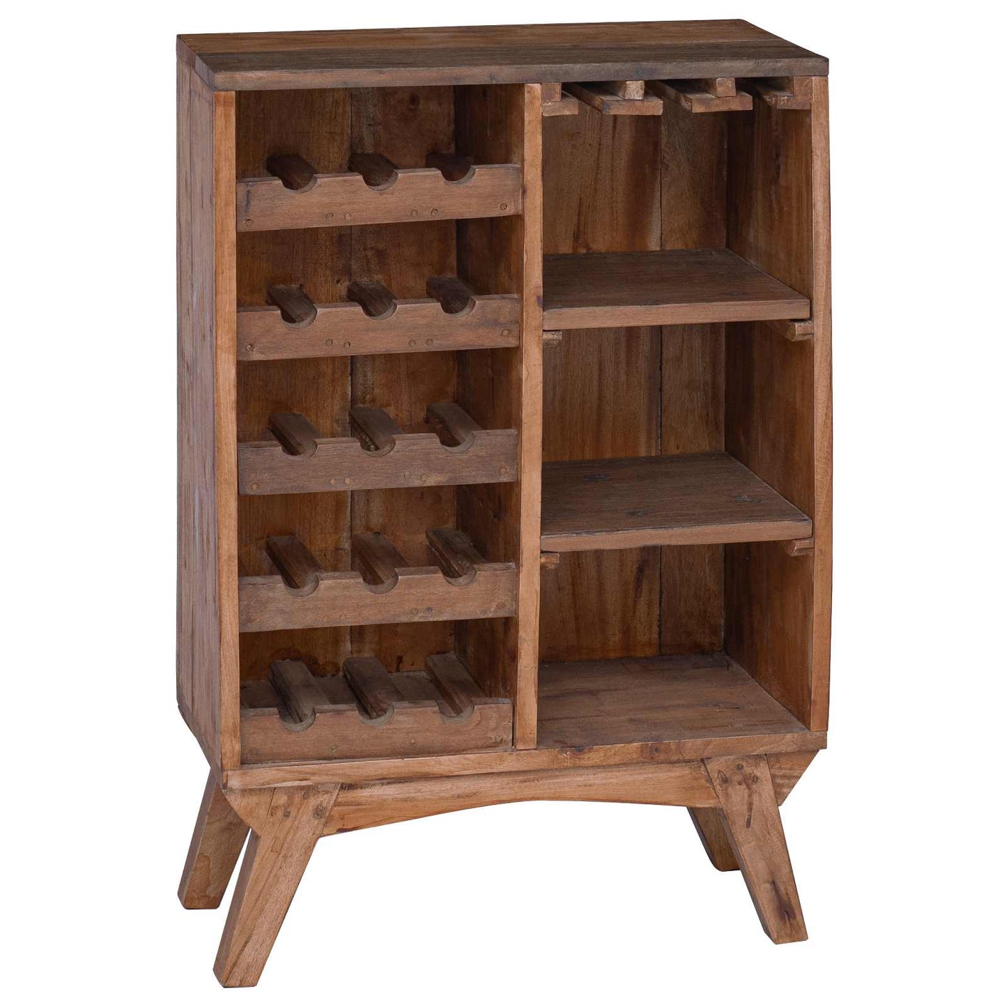 Vidaxx perchero marrón 60 x 30 x 90 cm madera maciza reciclada