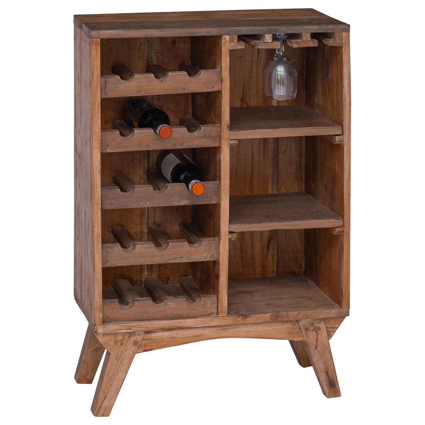 Vidaxx perchero marrón 60 x 30 x 90 cm madera maciza reciclada